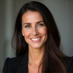 Foto de Isabela Rocha, sorrindo amigavelmente